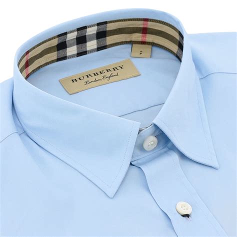camicia burberry uomo slim fit